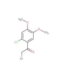 Astatech 2-BROMO-1-(2-CHLORO-4,5-DIMETHOXYPHENYL)ETHAN-1-ONE, 95.00% Purity, 0.25G